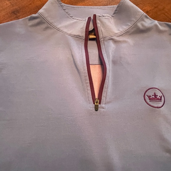 Peter Millar Crown Crafted Blue Performance Men’s Golf Vest Sz Large - Picture 10 of 12